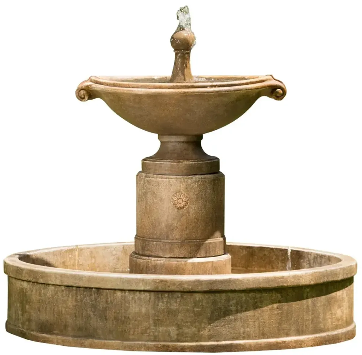 41.5" Borghese in Basin Fountain