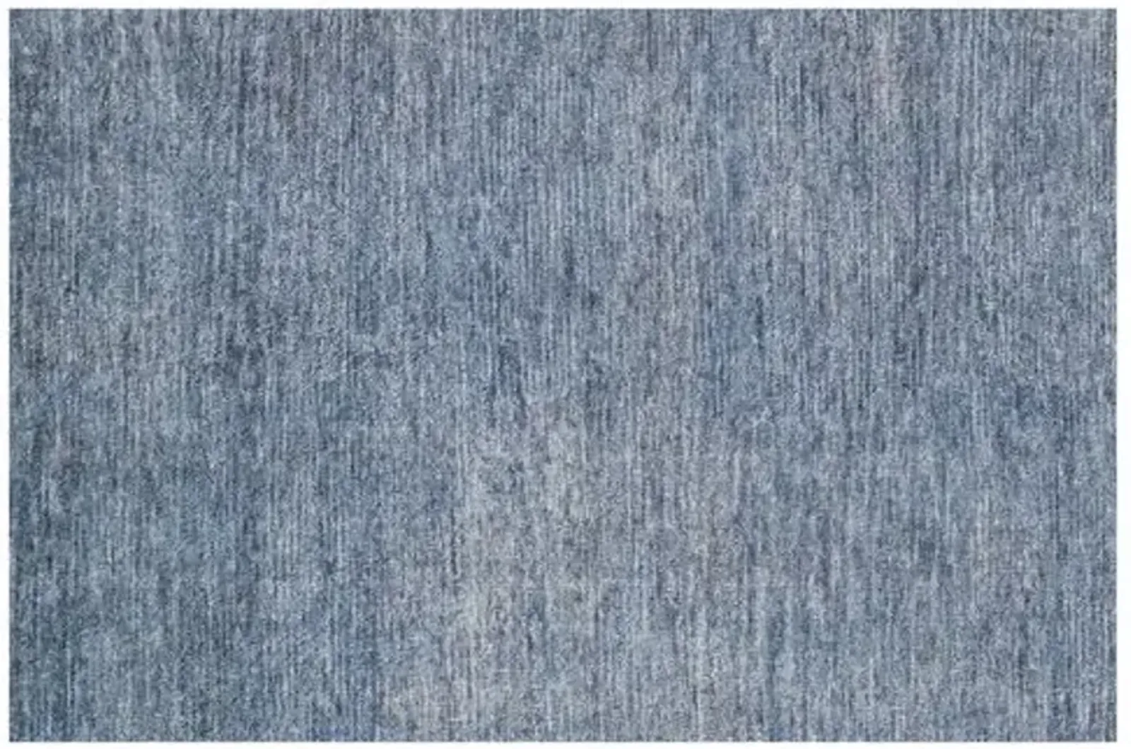 Stella Hand-Knotted Rug - Denim - Blue - Blue