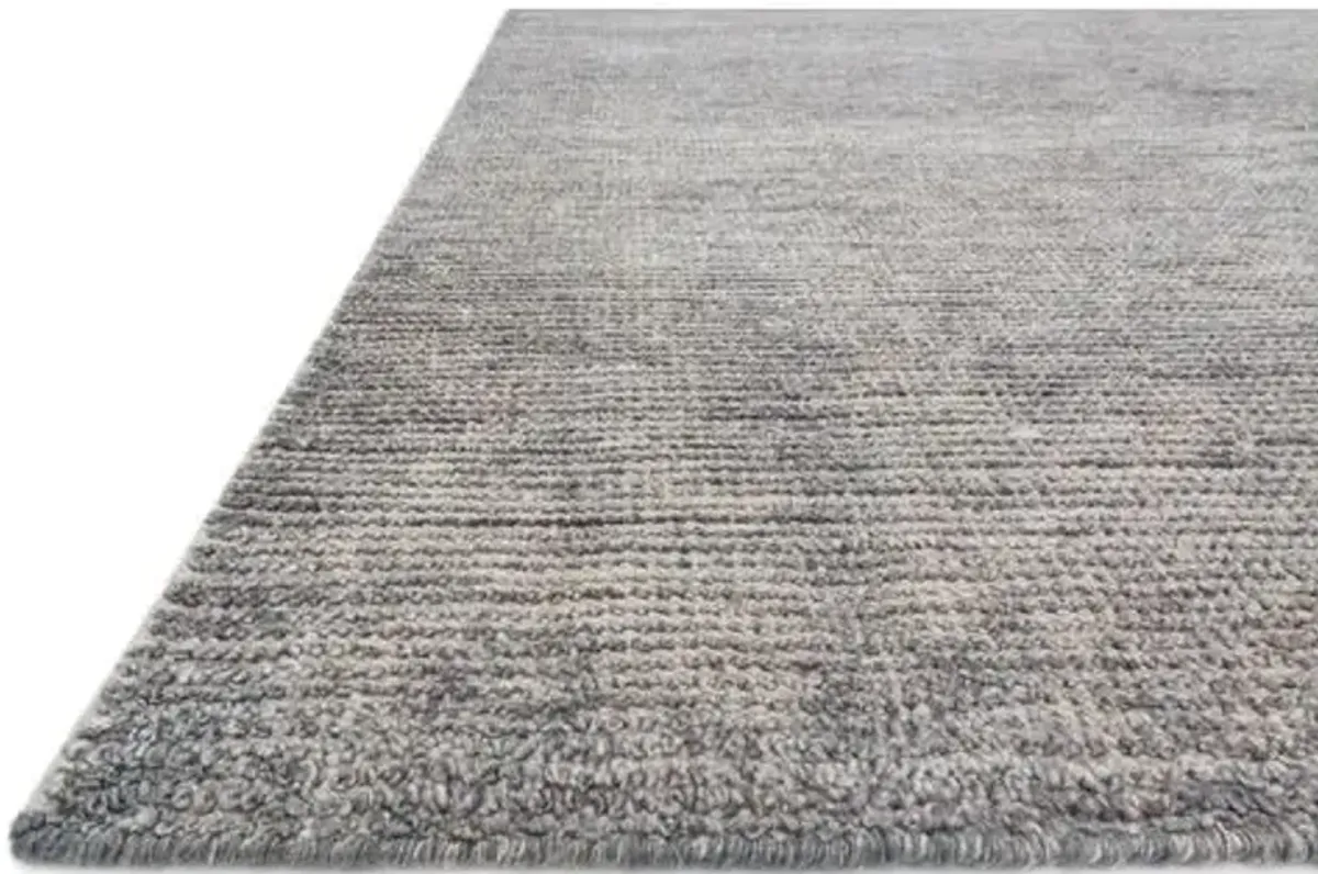 Stella Hand-Knotted Rug - Gray - Gray