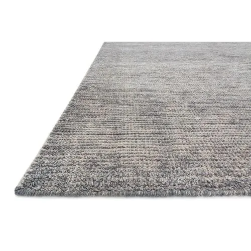 Stella Hand-Knotted Rug - Gray - Gray