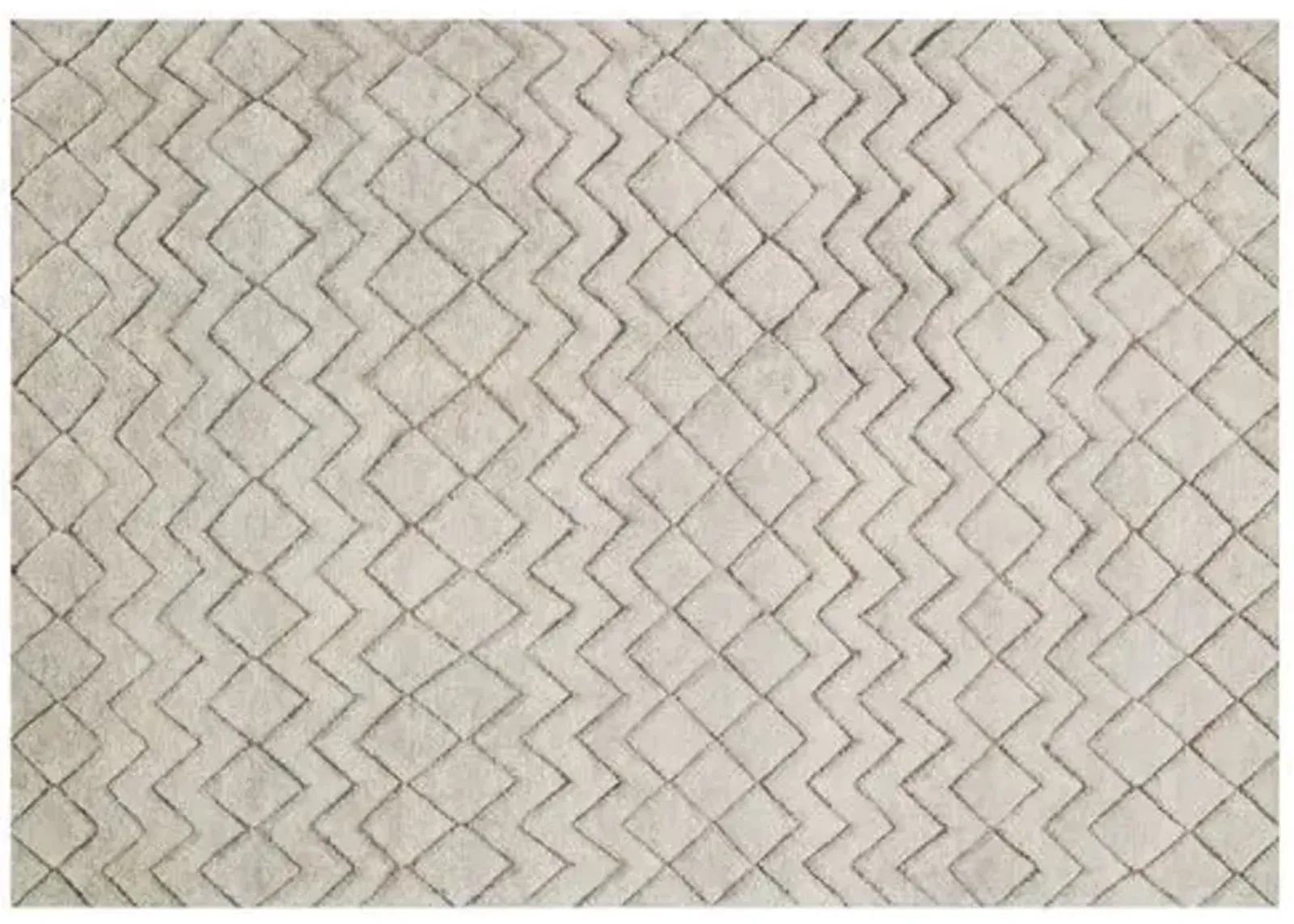 Mae Jute-Blend Rug - Stone - Beige - Beige