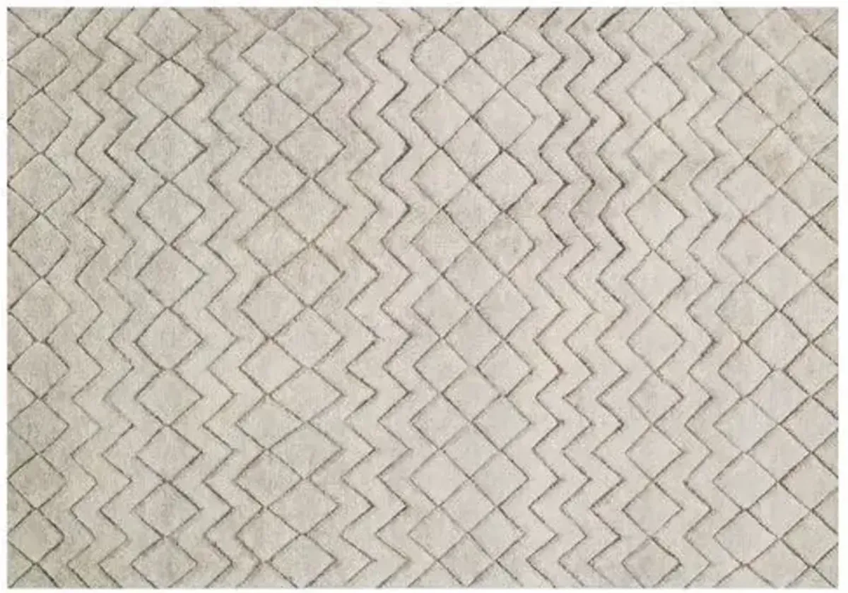 Mae Jute-Blend Rug - Stone - Beige - Beige