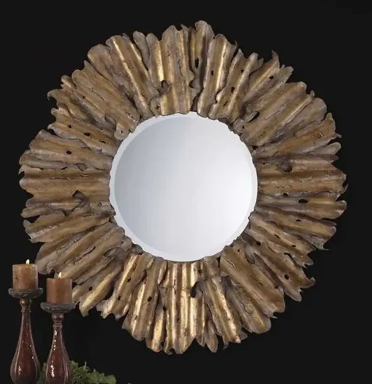 Hemani Wall Mirror - Light Gray