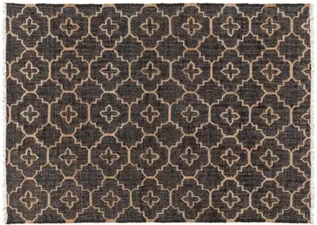 Laural Jute Rug - Brown - Brown