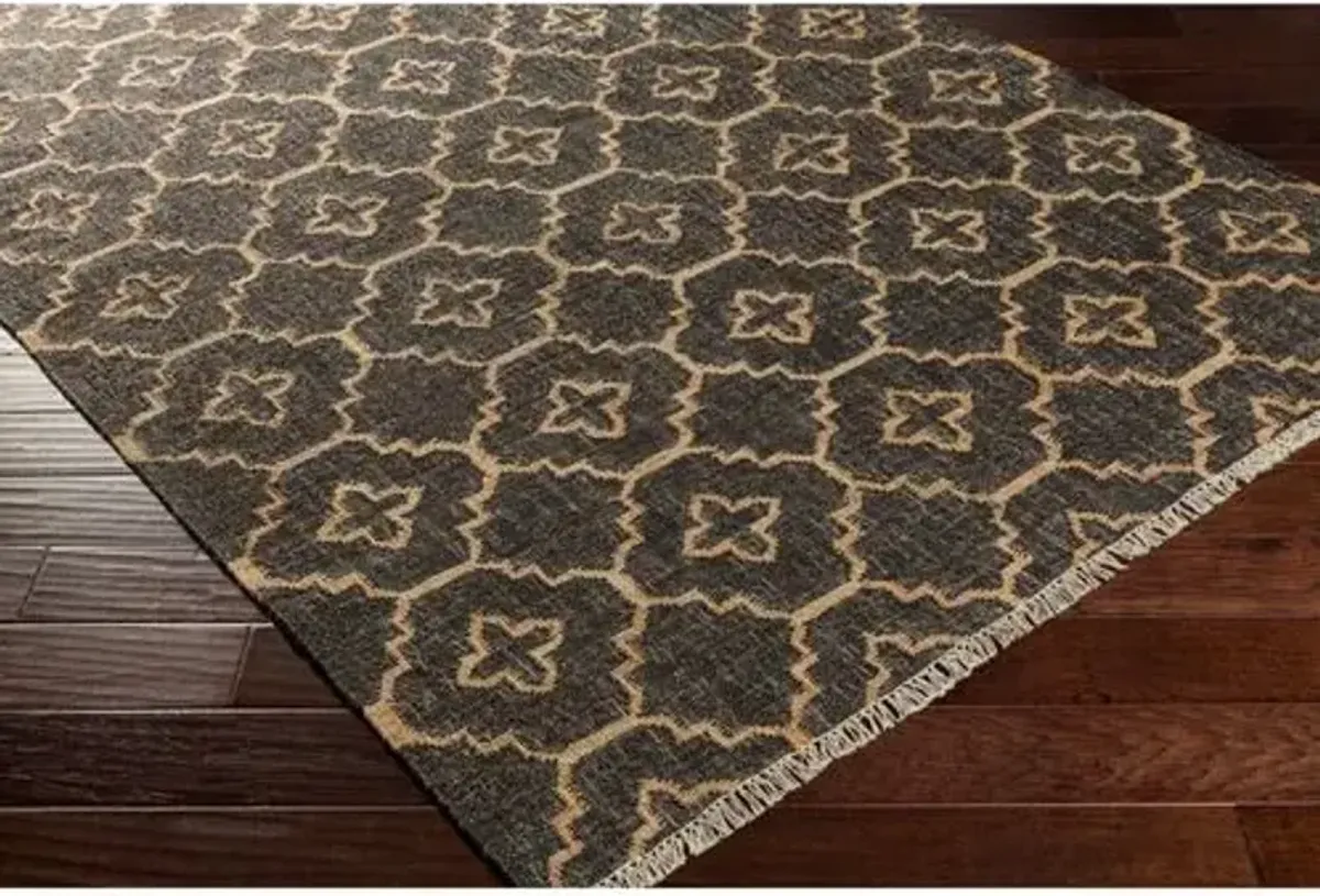 Laural Jute Rug - Brown - Brown