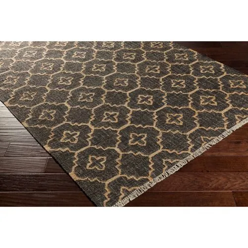 Laural Jute Rug - Brown - Brown