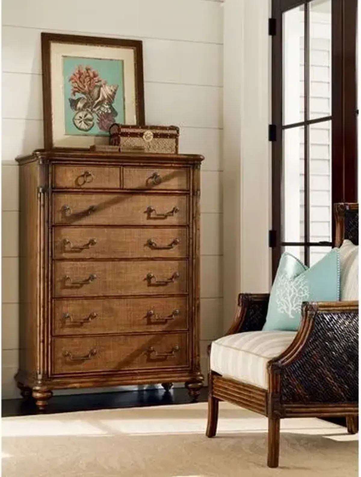 Tobago Drawer Chest - Tommy Bahama - Brown