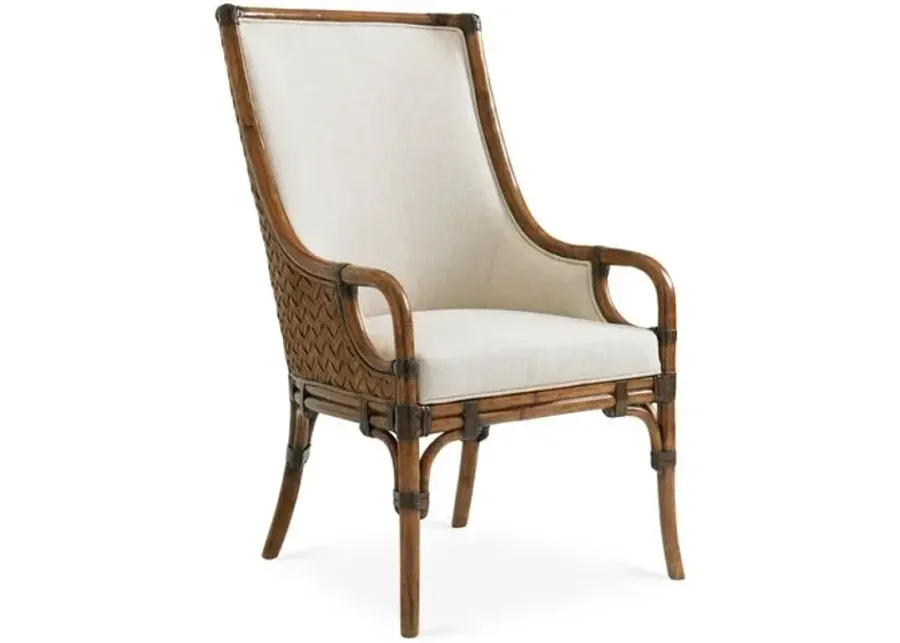 Marabella Upholstered Armchair - Ivory - Tommy Bahama