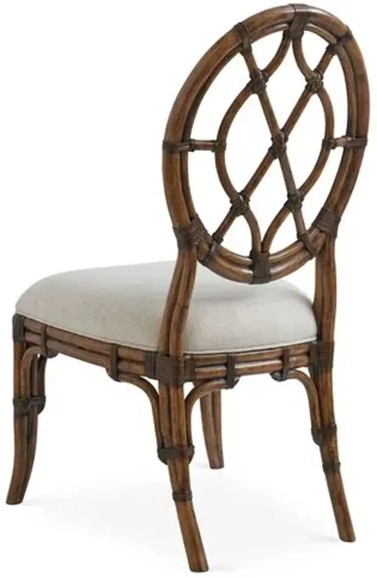 Cedar Key Oval-Back Side Chair - Ivory - Tommy Bahama