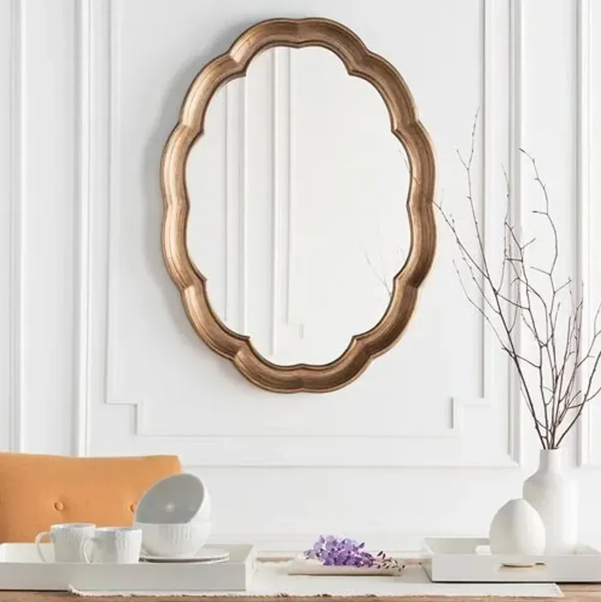 Opulent Wall Mirror - Gold