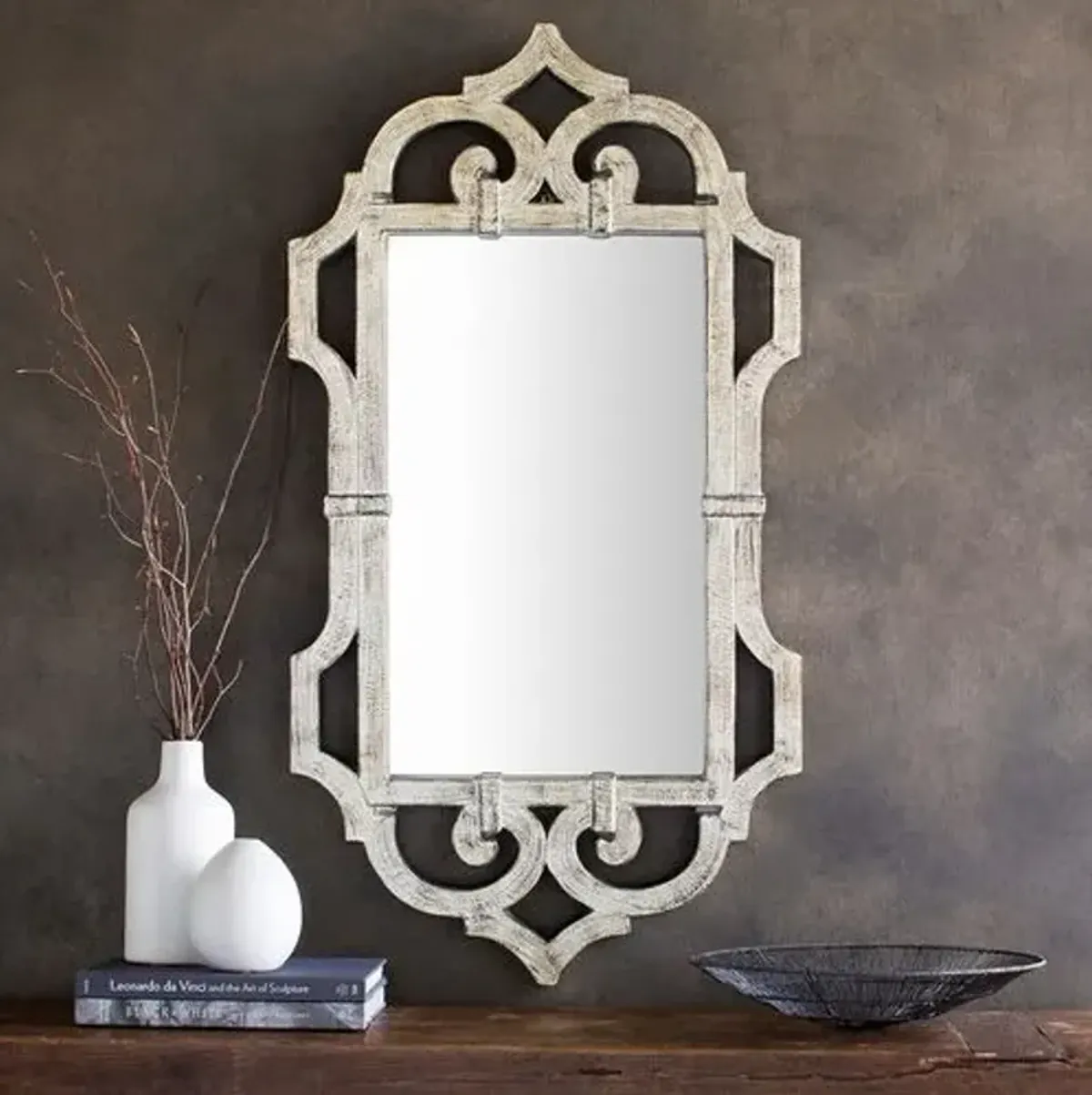 Marjorie Wall Mirror - Silver