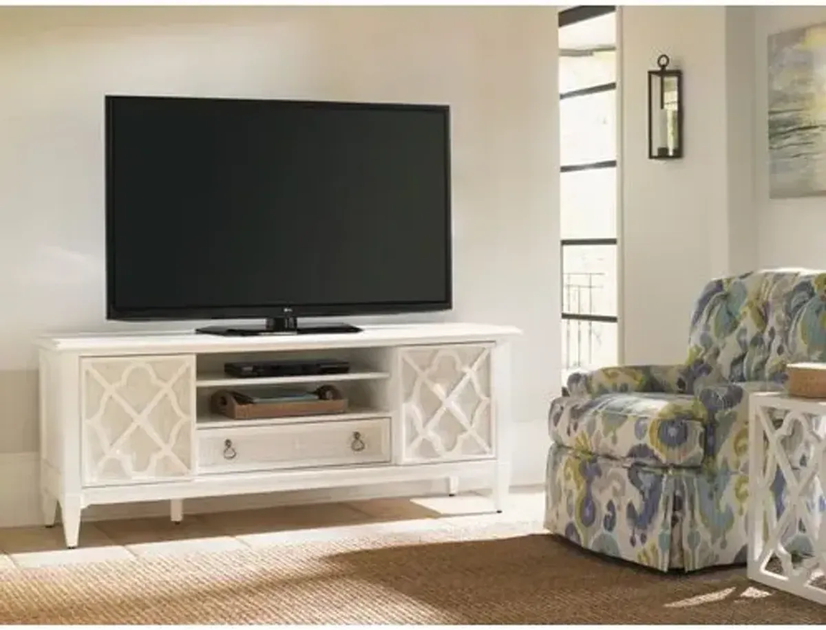 Warf Street 72" Media Console - White - Tommy Bahama