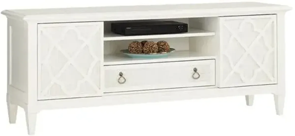 Warf Street 72" Media Console - White - Tommy Bahama