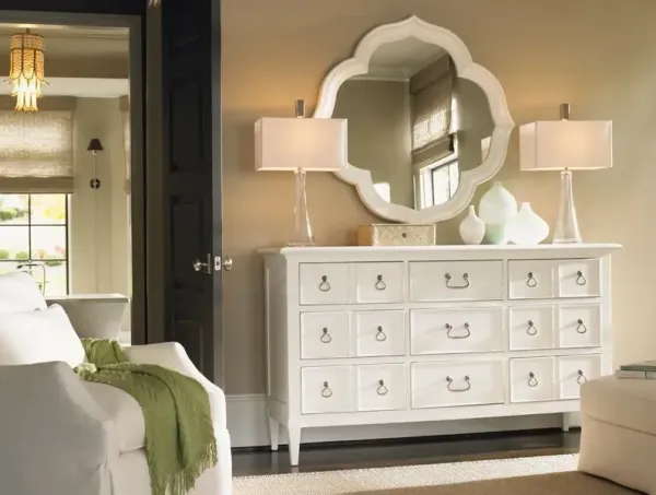 Grotto Isle 68" Dresser, White