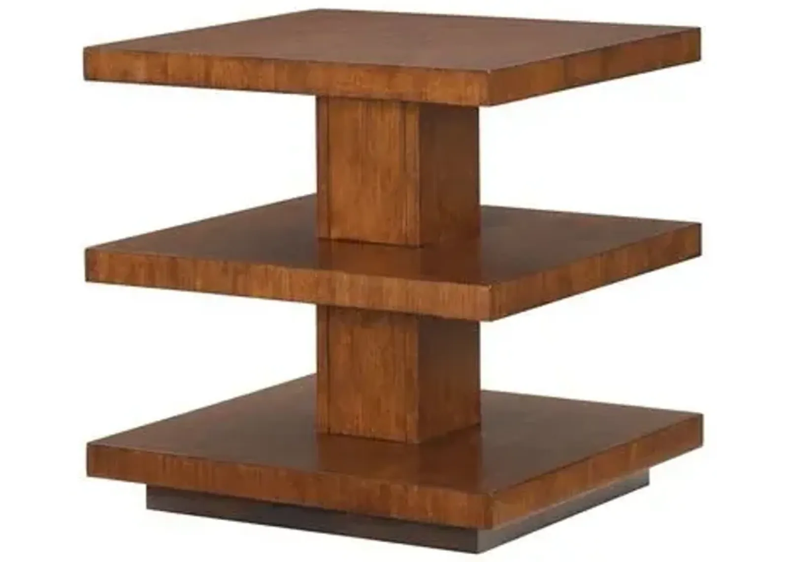 Lagoon 3-Tier Side Table - Tawny - Tommy Bahama - Brown