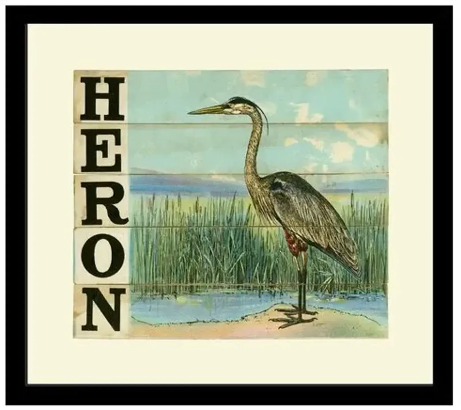 Victorian Slat Puzzle - Heron - Ivory