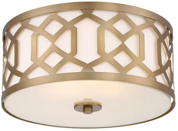 Jennings 3-Light Ceiling Mount - Brass - Crystorama - Gold