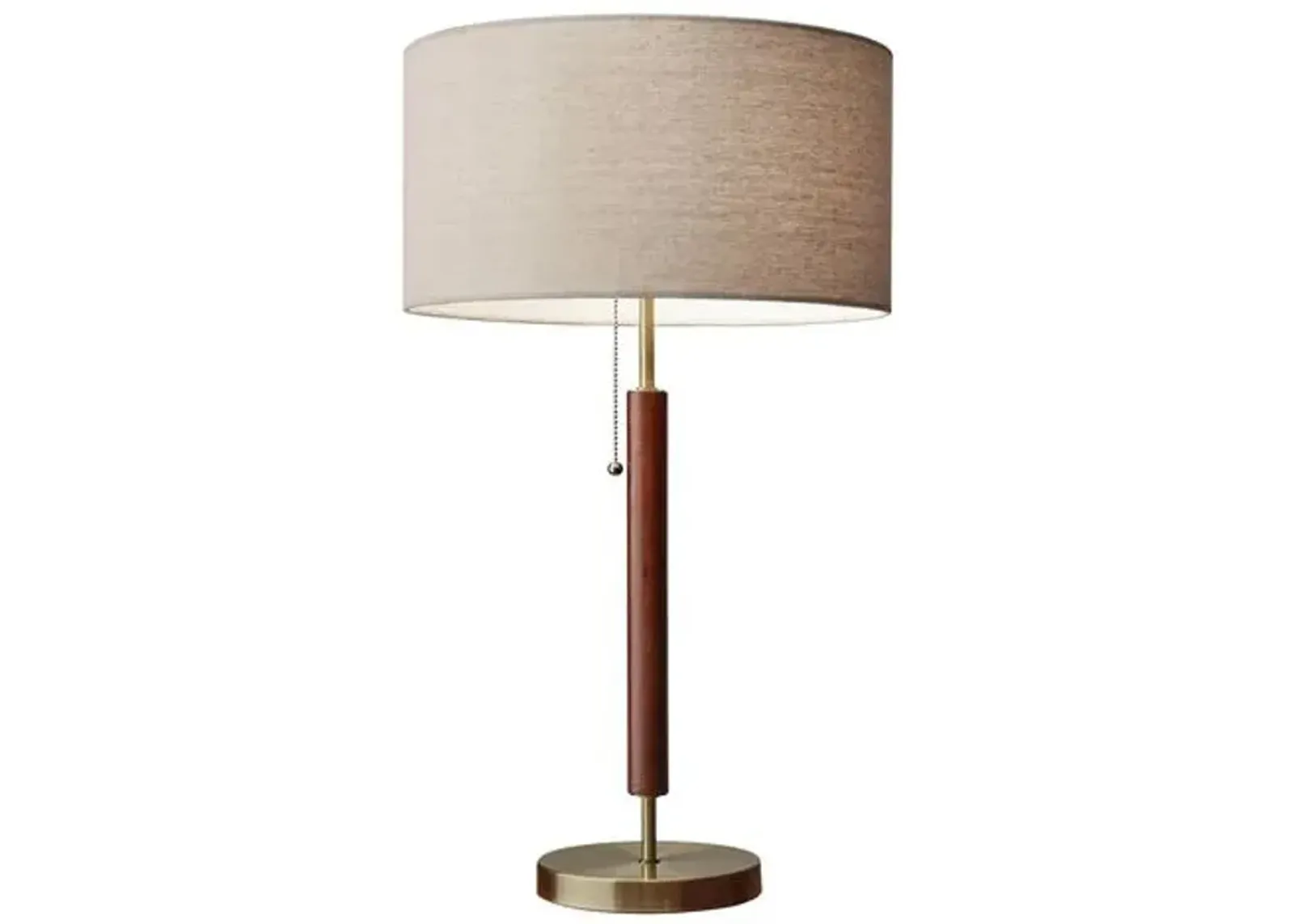 Hamlin Table Lamp - Walnut - Brown