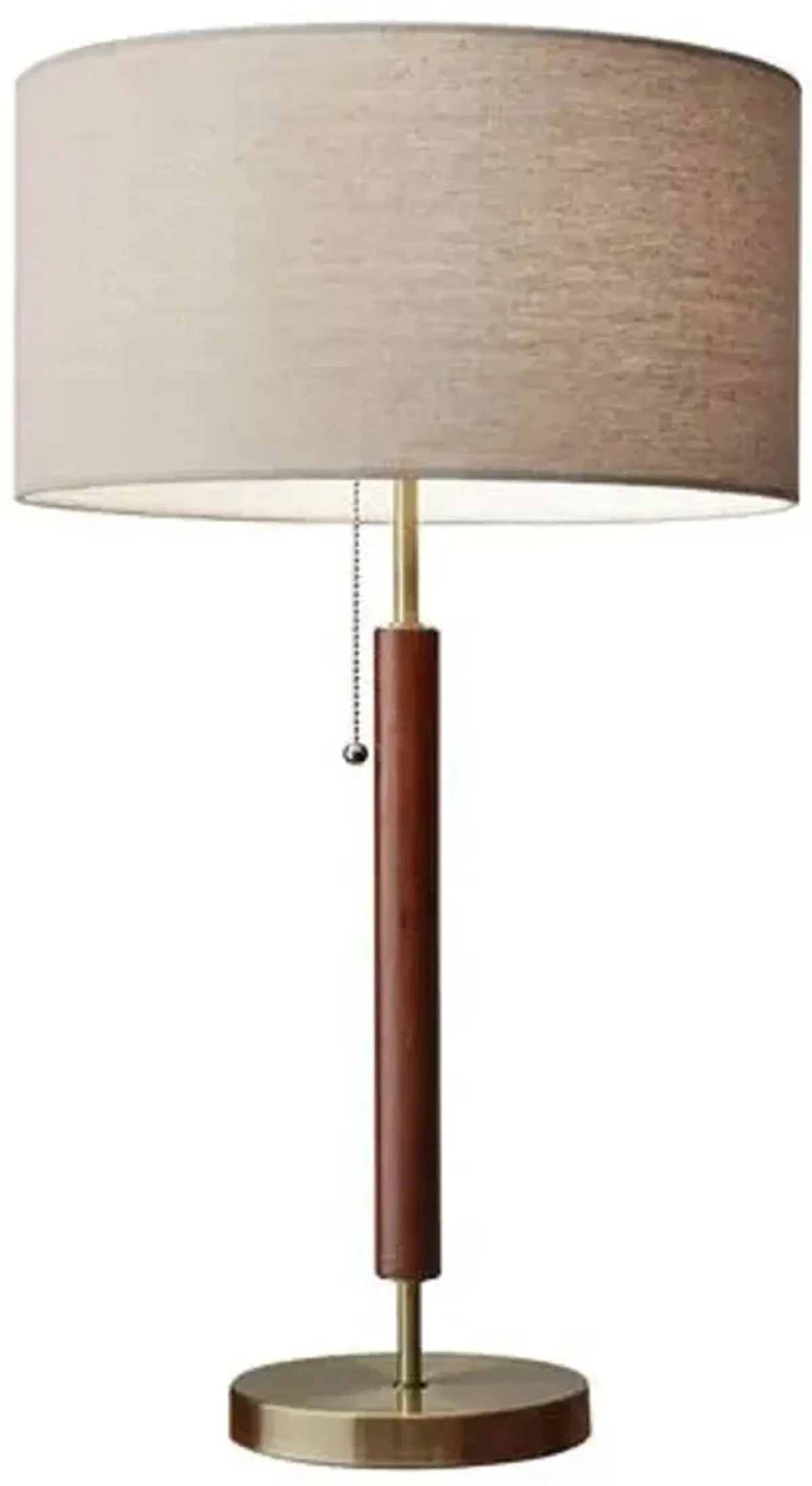 Hamlin Table Lamp - Walnut - Brown