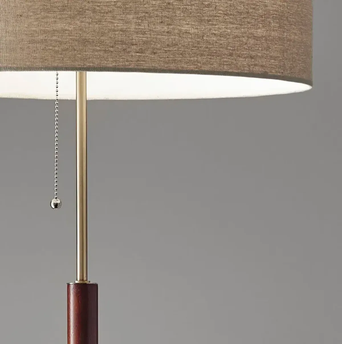 Hamlin Floor Lamp - Walnut
