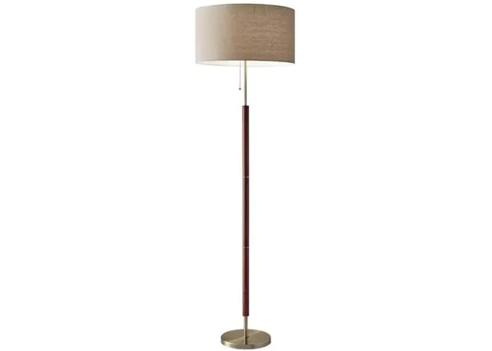 Hamlin Floor Lamp - Walnut