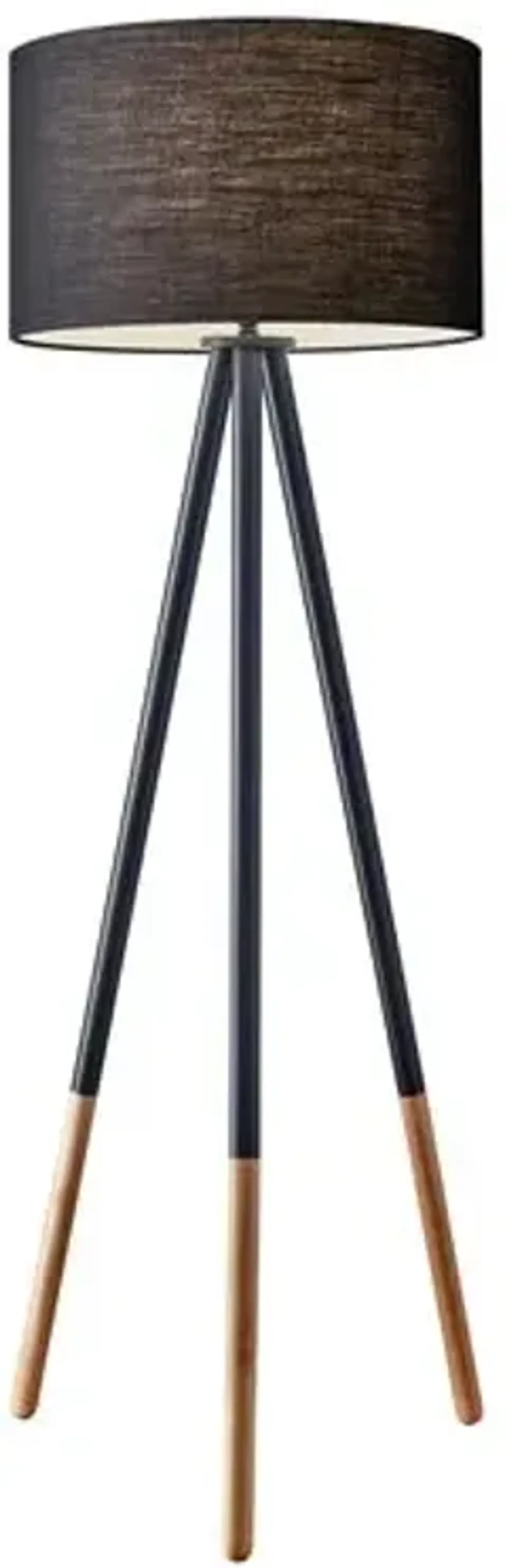 Louanne Tripod Floor Lamp - Black