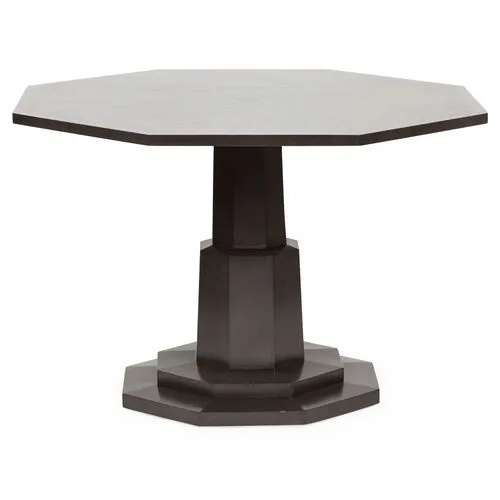 Octagon 45" Dining Table - Noir