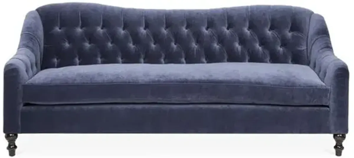 Waverly Tufted Sofa - Velvet - Kim Salmela - Handcrafted