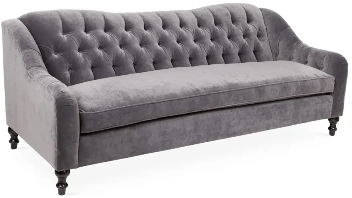 Waverly Tufted Sofa, Velvet
