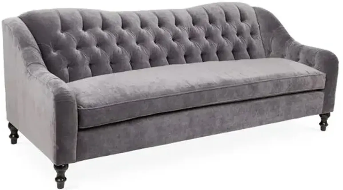 Waverly Tufted Sofa - Velvet - Kim Salmela - Handcrafted