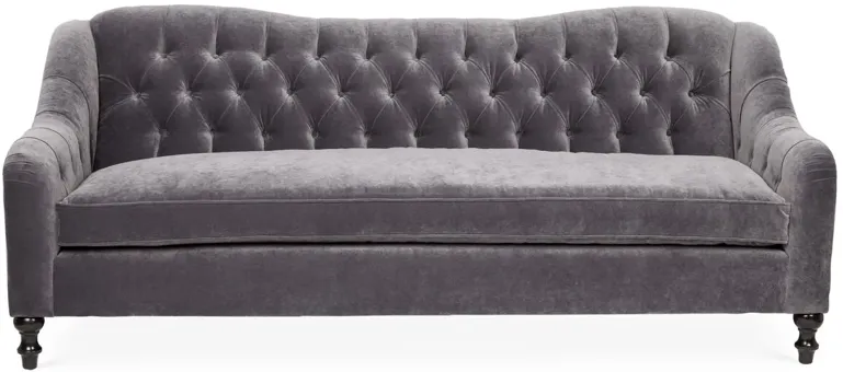 Waverly Tufted Sofa, Velvet