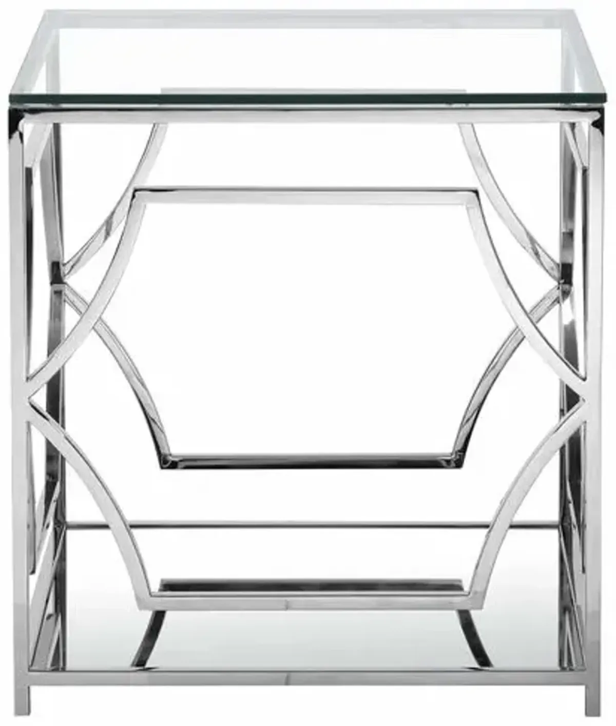 Edward Side Table - Silver