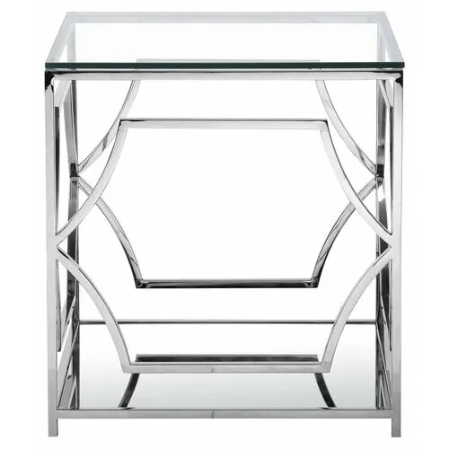 Edward Side Table - Silver