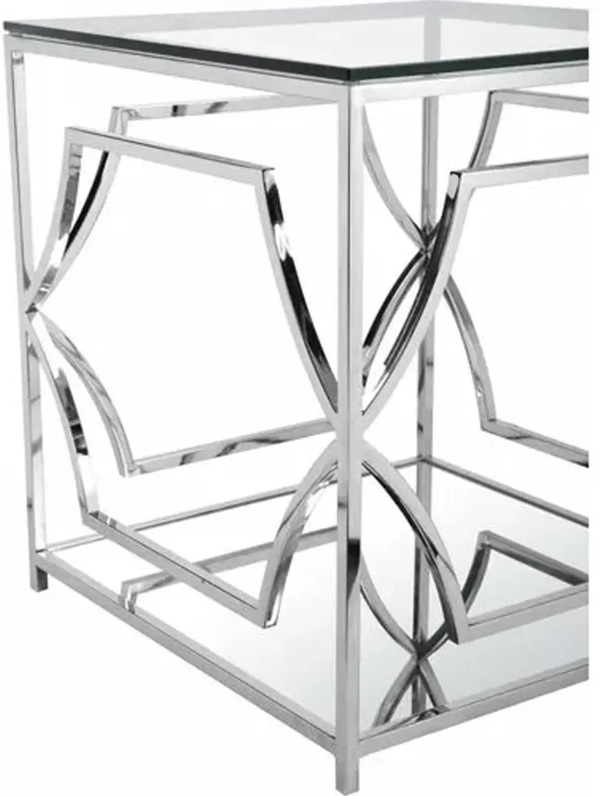 Edward Side Table - Silver