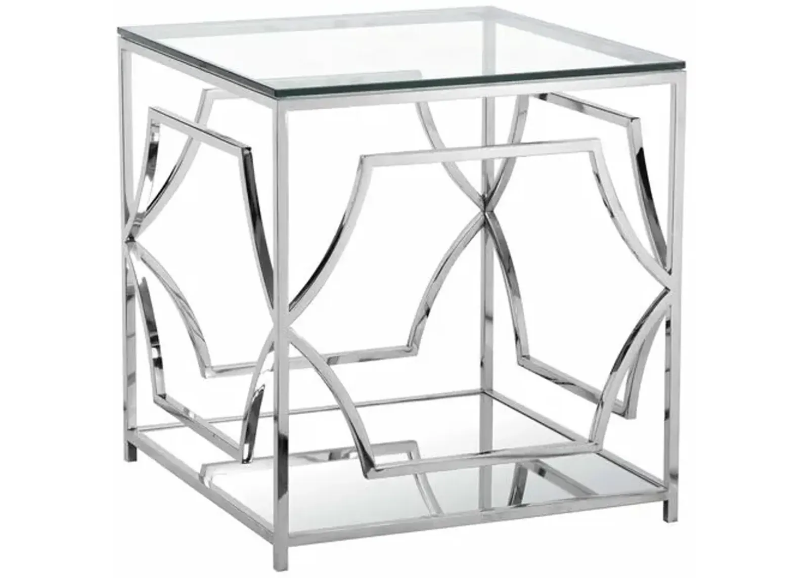 Edward Side Table - Silver