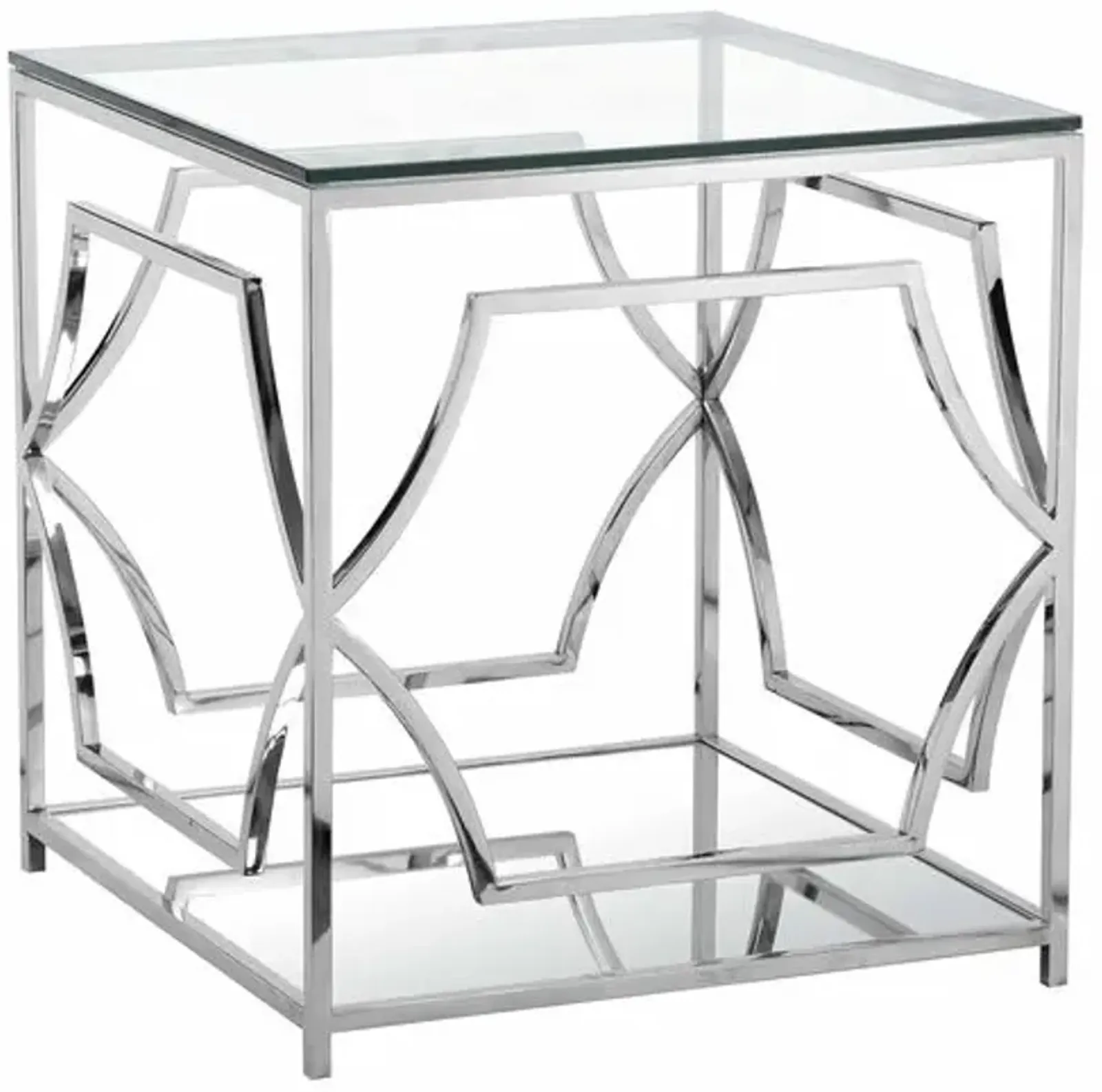 Edward Side Table - Silver