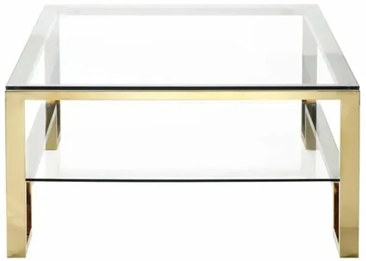 Laurence Coffee Table - Gold