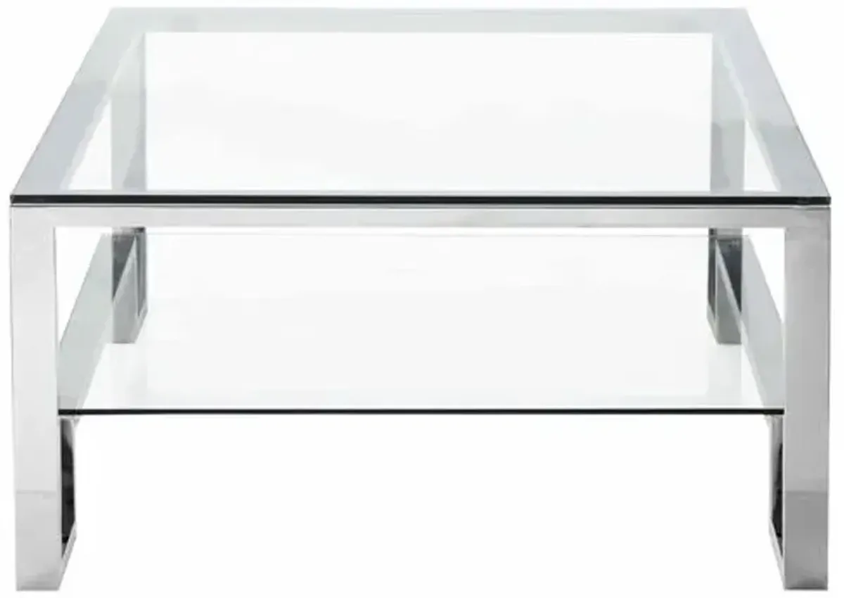 Laurence Coffee Table - Silver