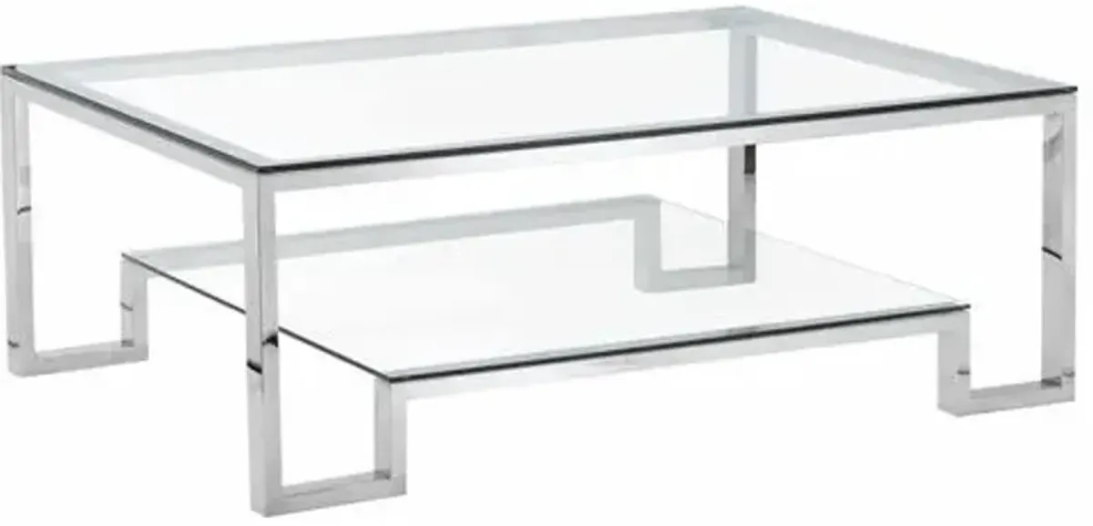 Laurence Coffee Table - Silver