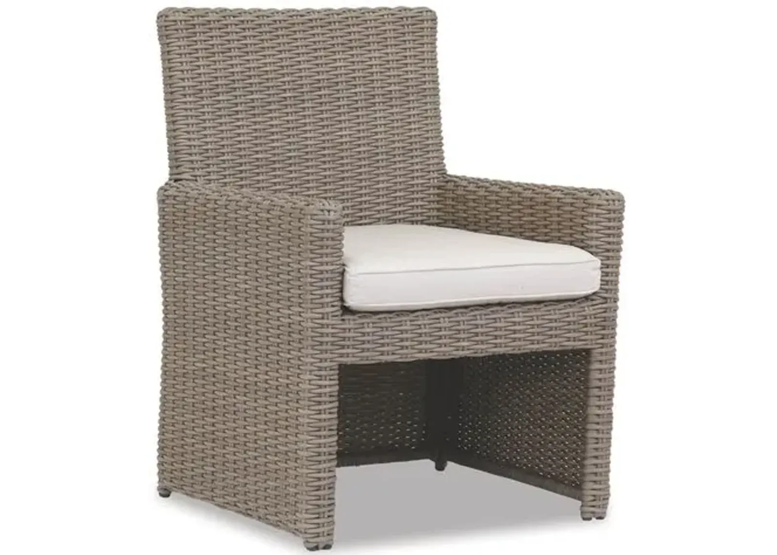 Neptune Outdoor Armchair - Ivory Sunbrella