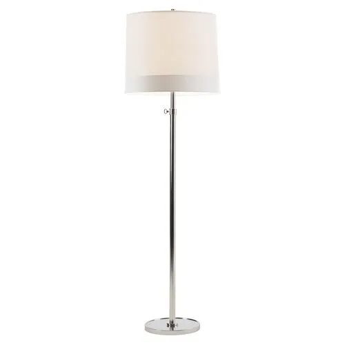 Visual Comfort - Simple Floor Lamp - Soft Silver