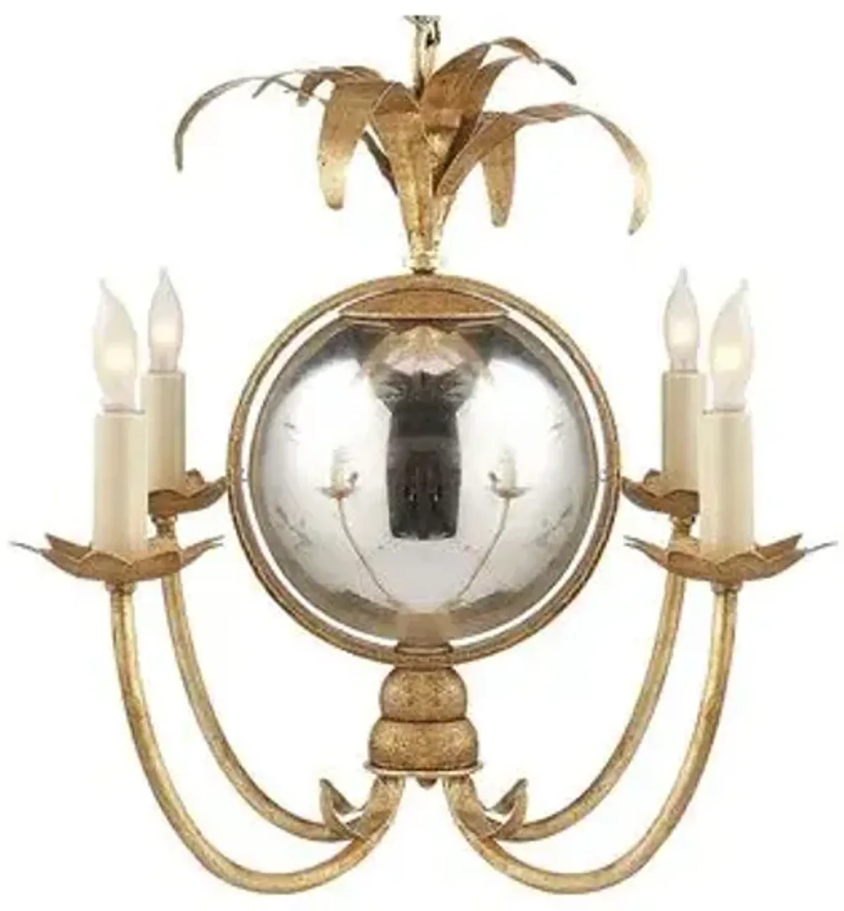 Visual Comfort - Gramercy Mini Chandelier - Gilded Iron - Gold