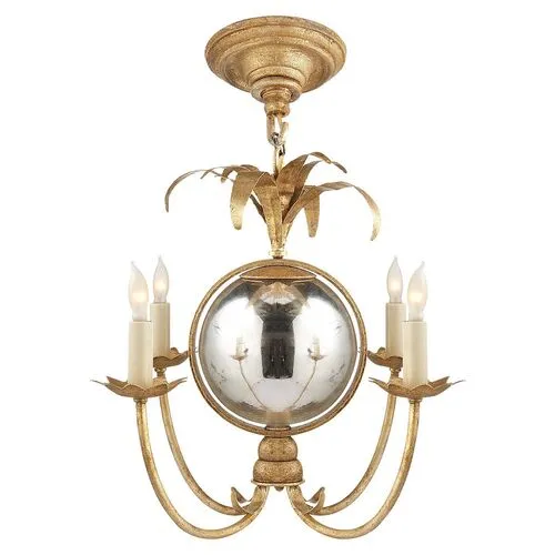 Visual Comfort - Gramercy Mini Chandelier - Gilded Iron - Gold