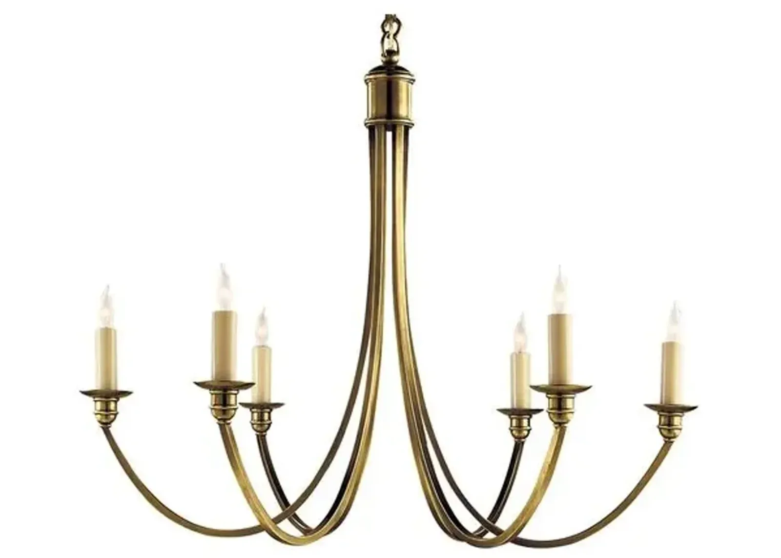 Visual Comfort - Venetian Medium Chandelier - Brass - Gold