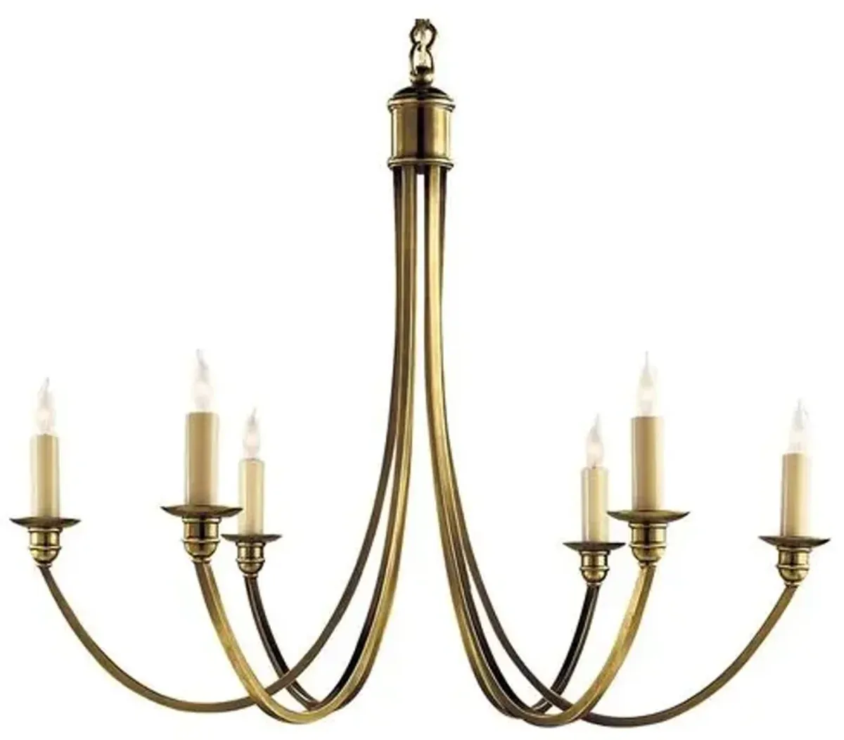 Visual Comfort - Venetian Medium Chandelier - Brass - Gold