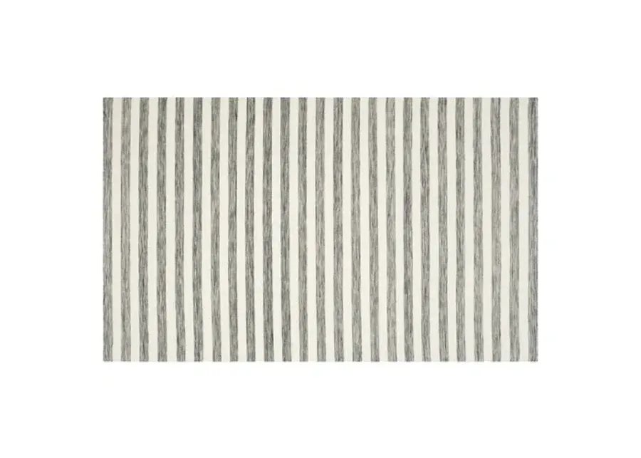 Anyu Flat-Weave Rug - Gray - Gray