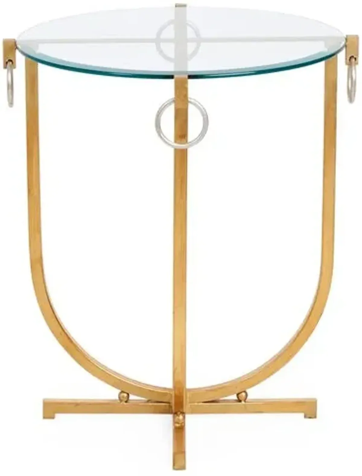 Bristol Equestrian Side Table - Gold