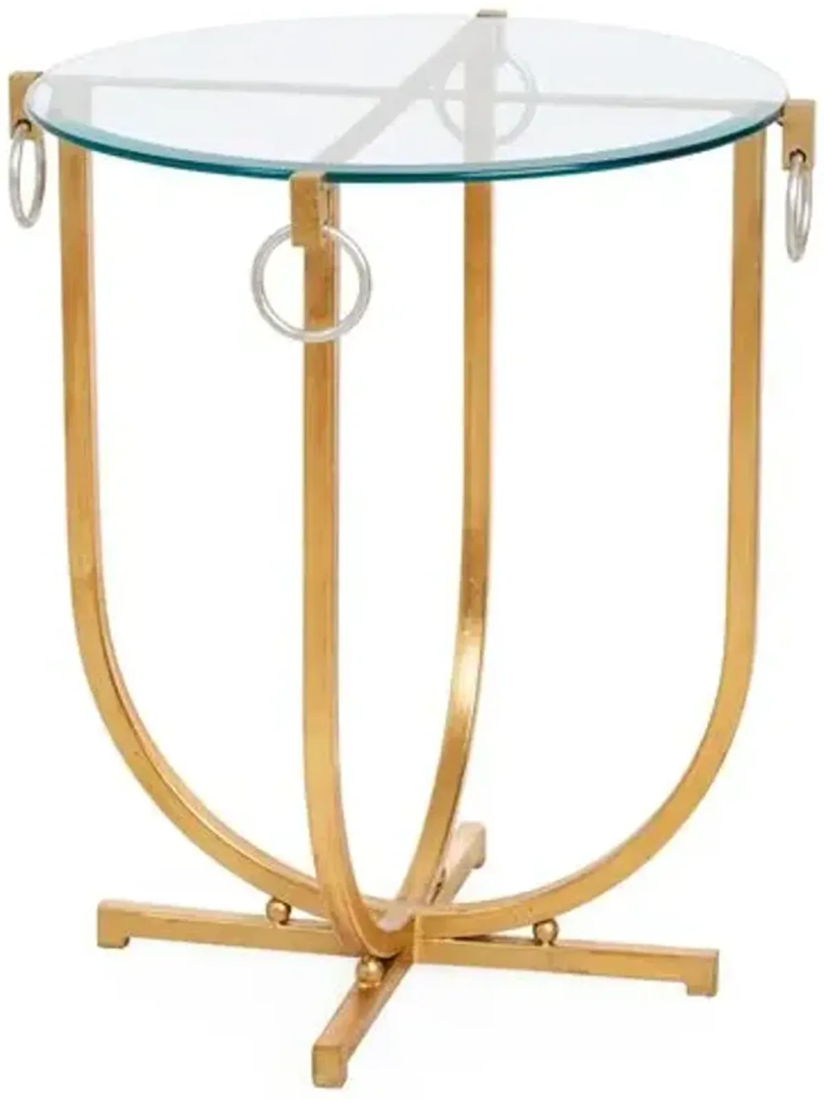 Bristol Equestrian Side Table - Gold