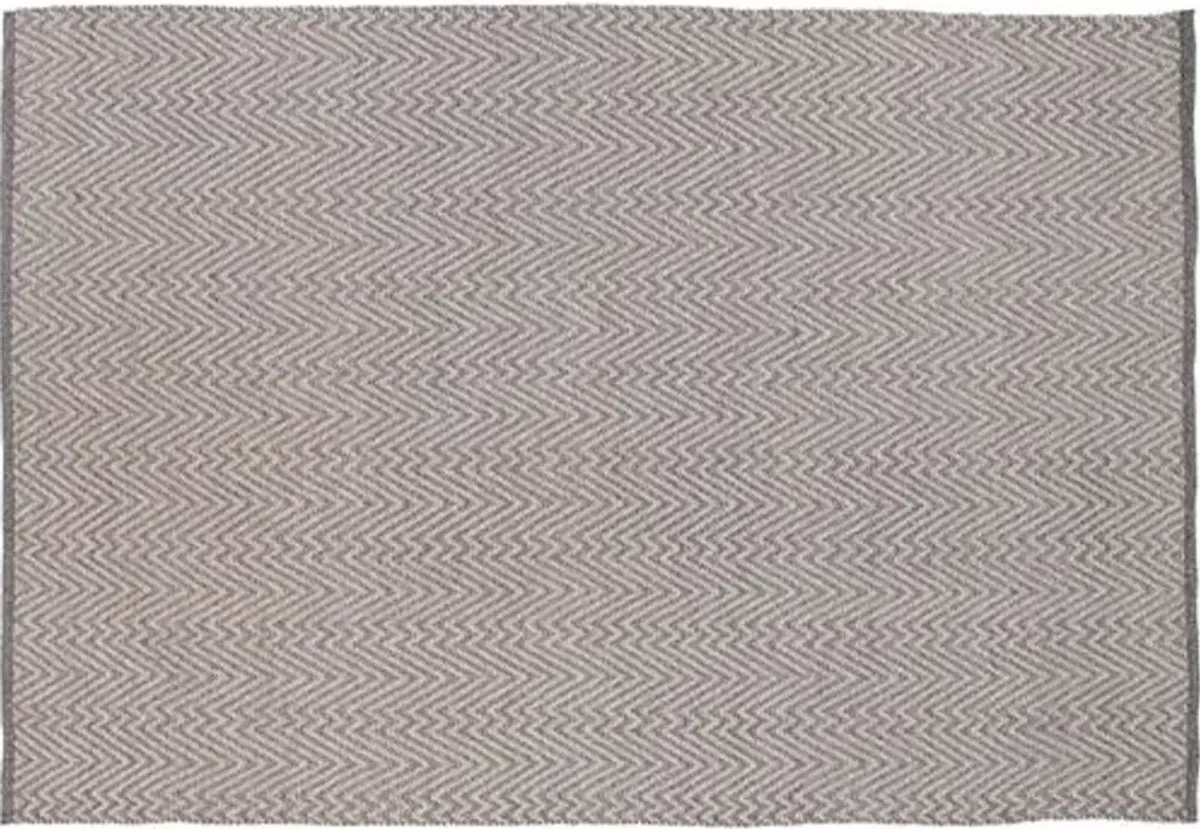 Hadis Outdoor Rug - Brown/Charcoal - Gray - Gray