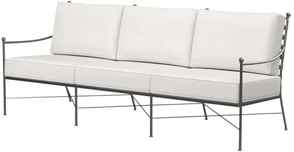 Isla Outdoor Iron 3-Seat Sofa